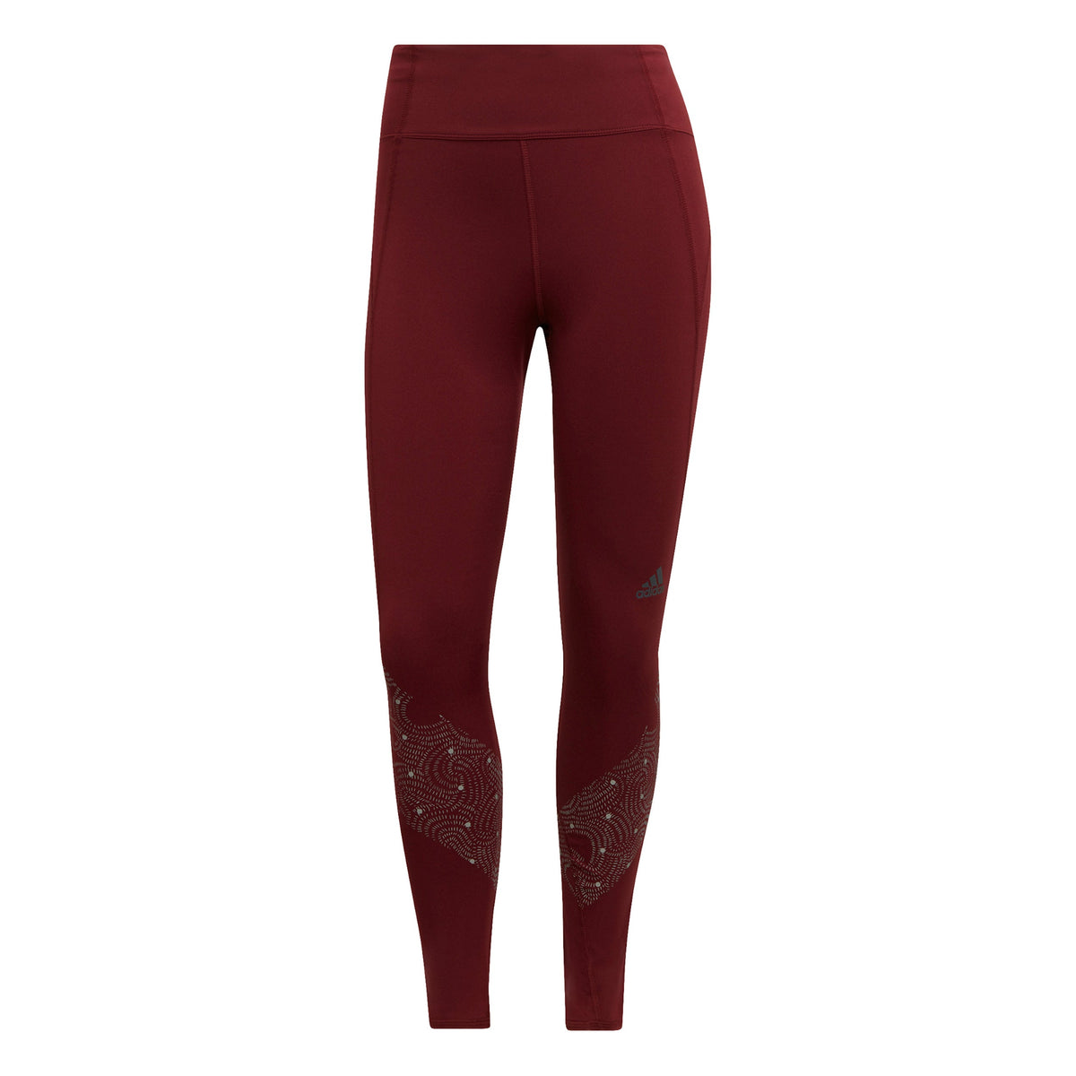 adidas Own The Run Reflective Women's Running Tights - Red