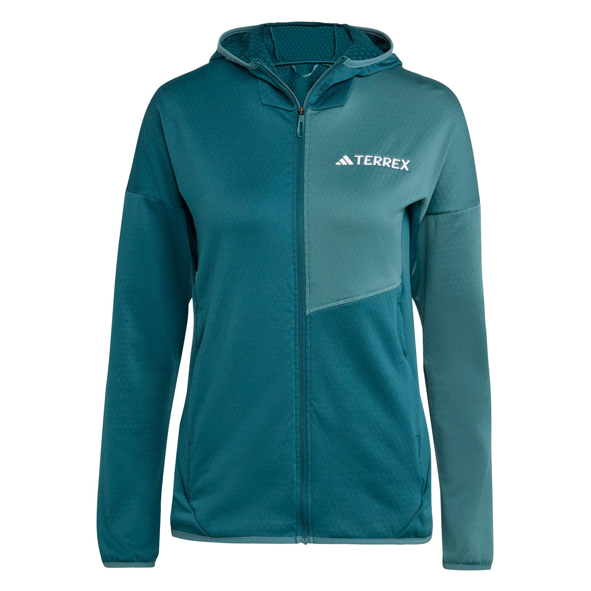 adidas Terrex XPR Light Fleece Women's Running Jacket - Petrol
