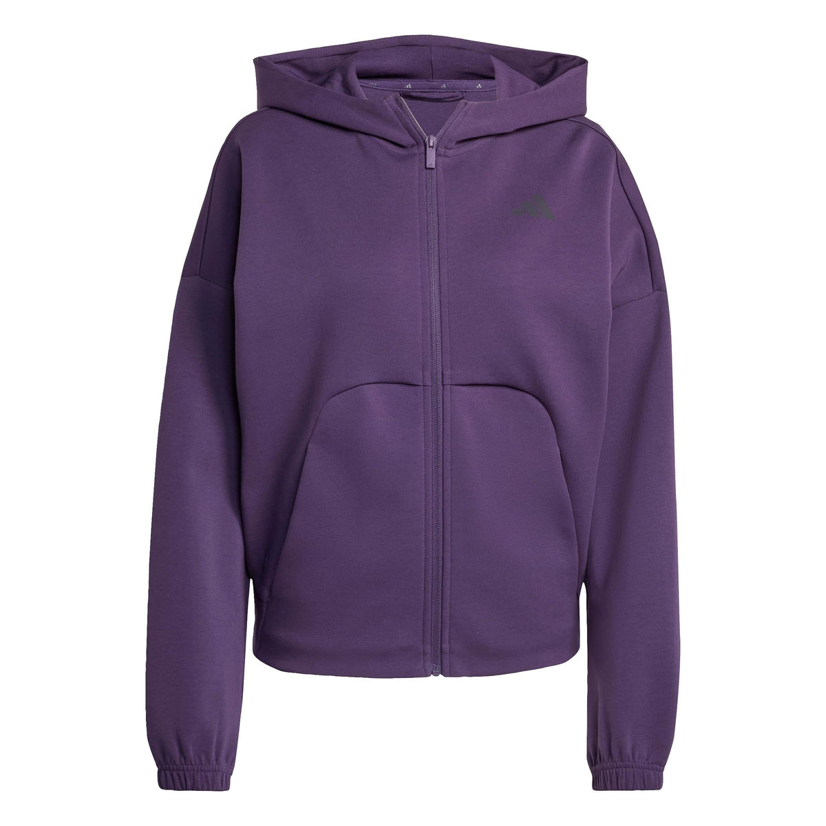 adidas Fit SL Full-Zip Zip Women's Hoodie - Violet