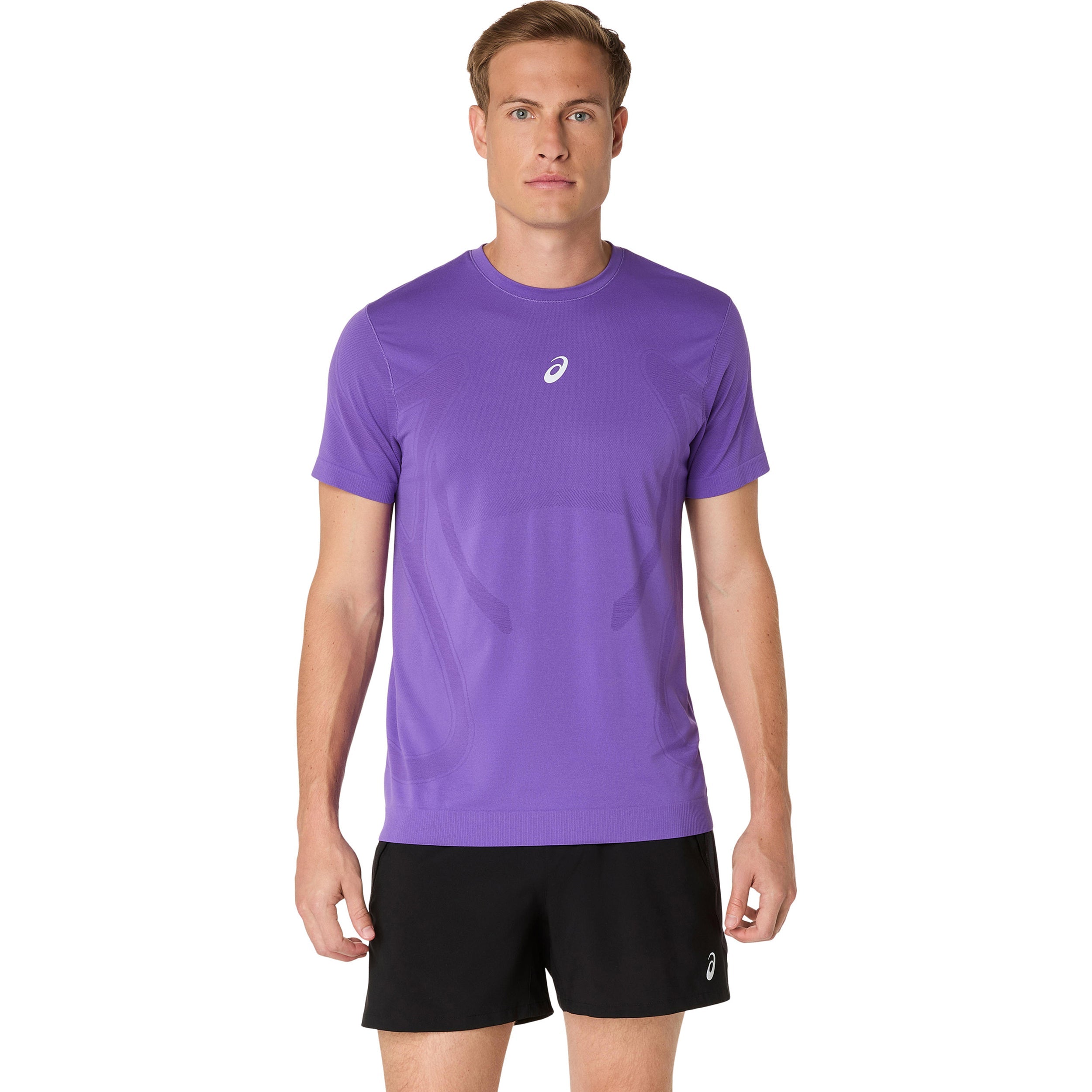 ASICS Road Seamless Running shirt Men - lilac
