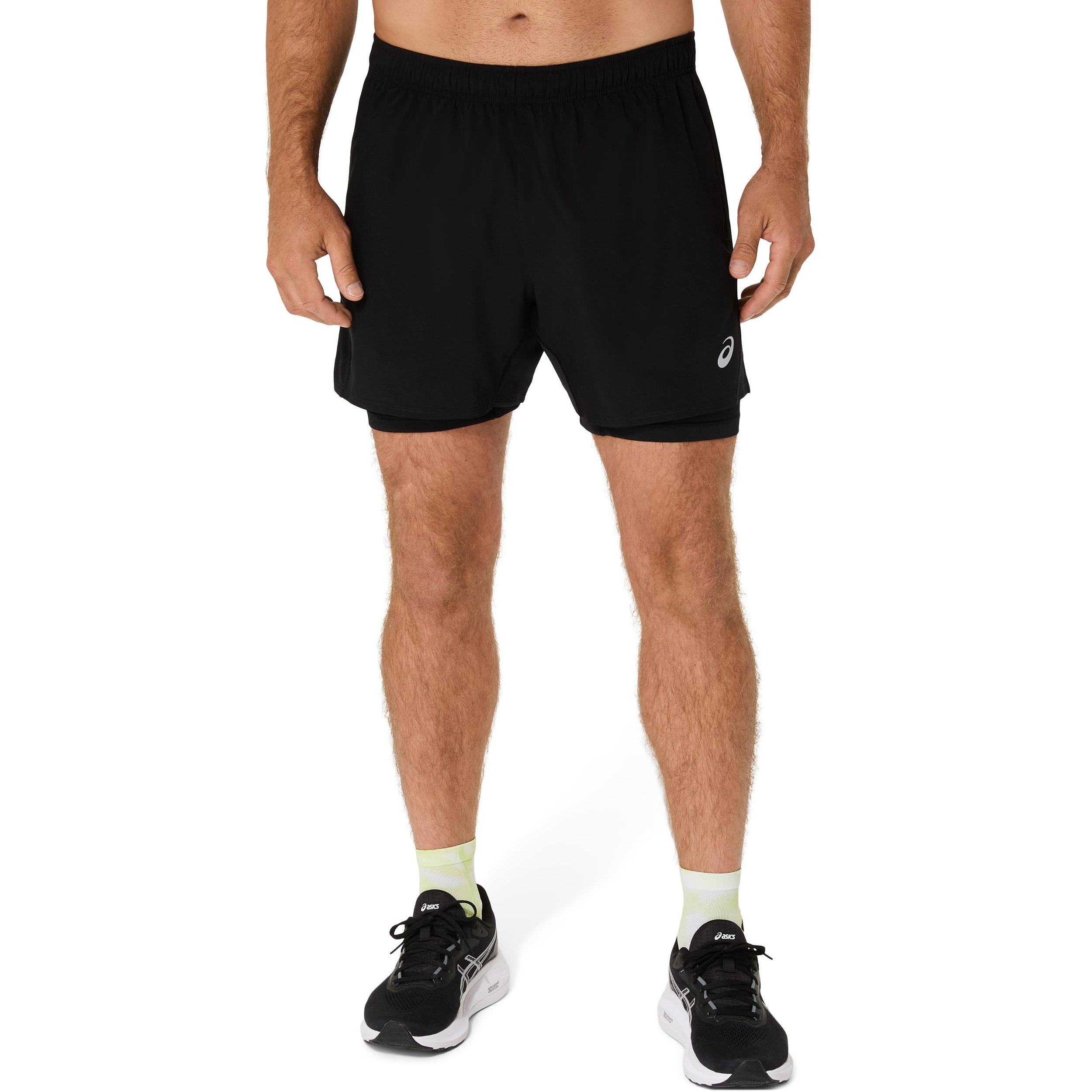 ASICS Core 2in1 5in Running shorts Men - black, black