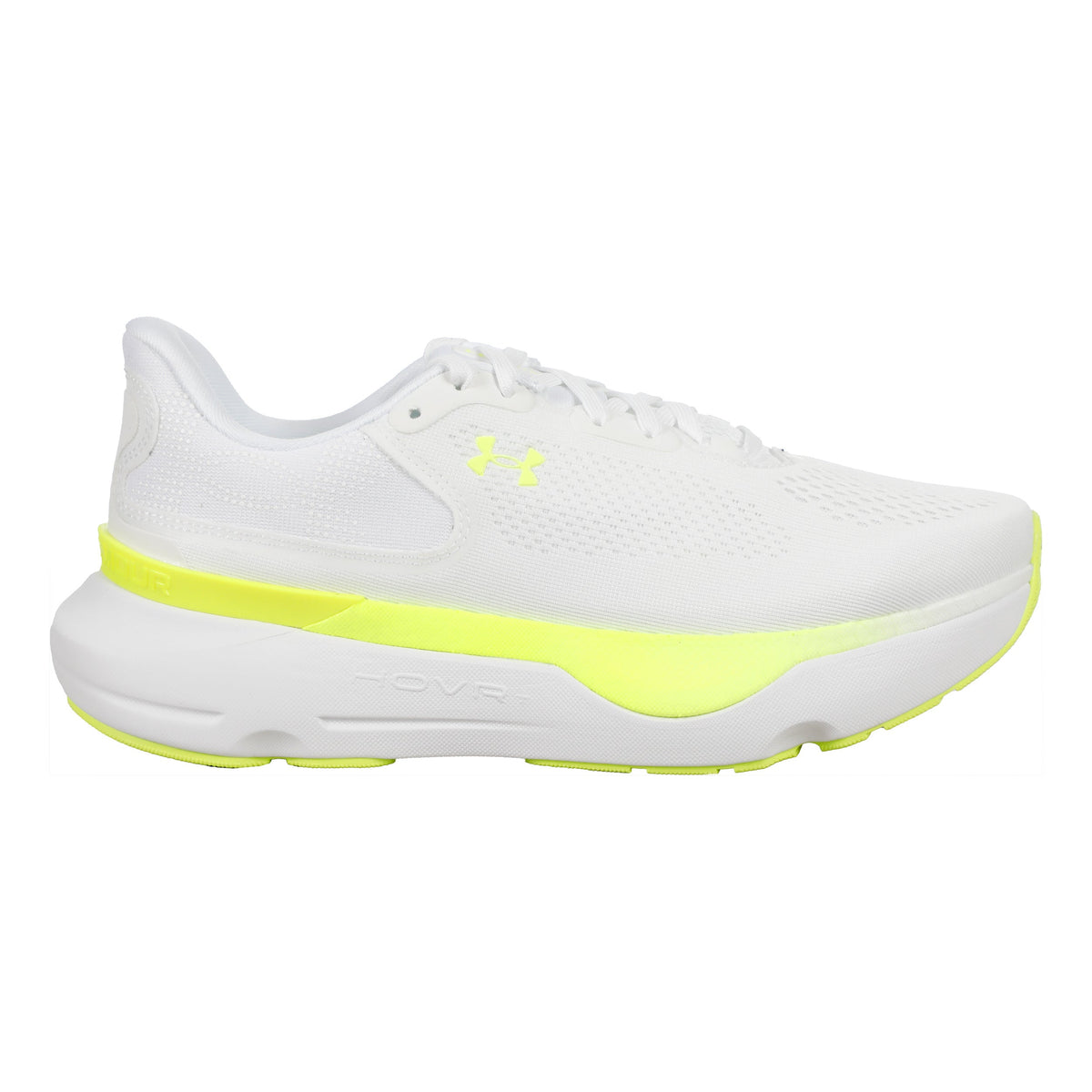 Under Armour Infinite Pro 2 Women's Running Shoes - White/Neon Yellow