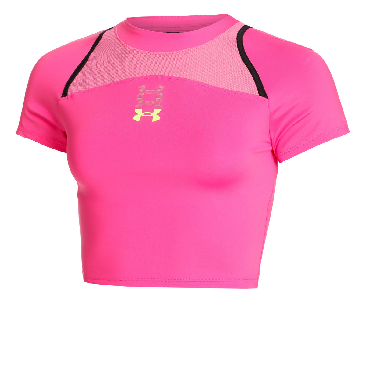 Under Armour Run Anywhere Crop Women's Crop Top - Pink/Black