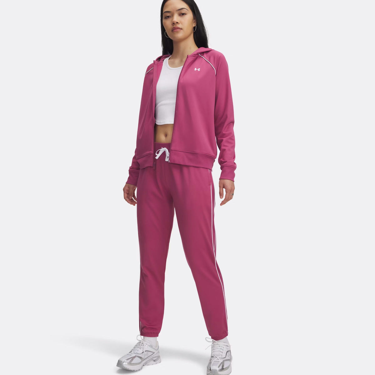 Under Armour Rival Tricot Women's Tracksuit - Berry