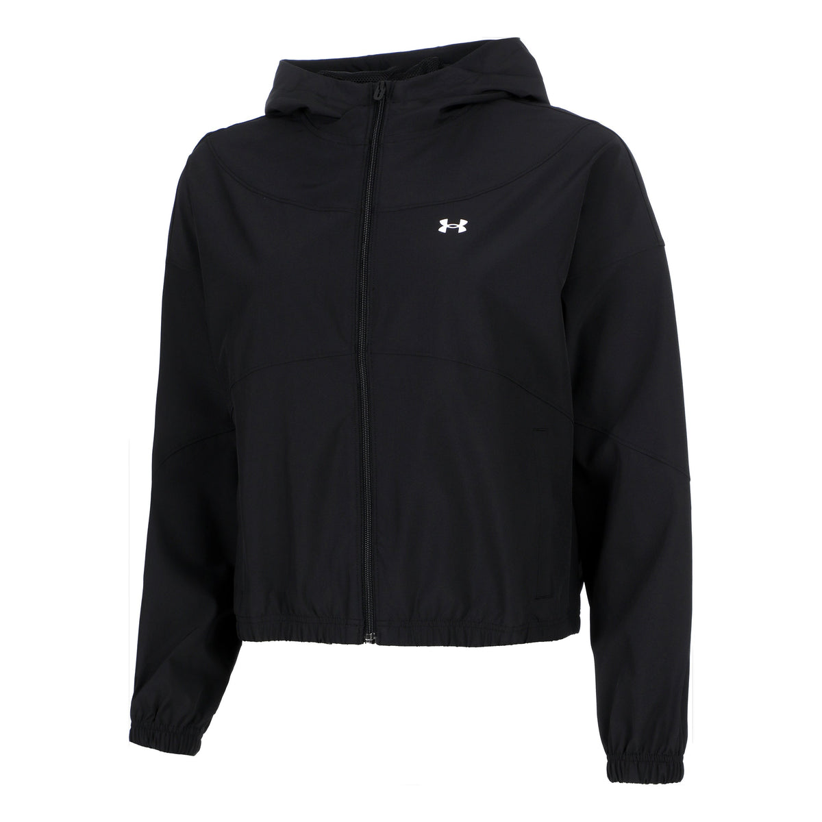 Under Armour Rival Woven Zip Women's Hoodie - Beige/White