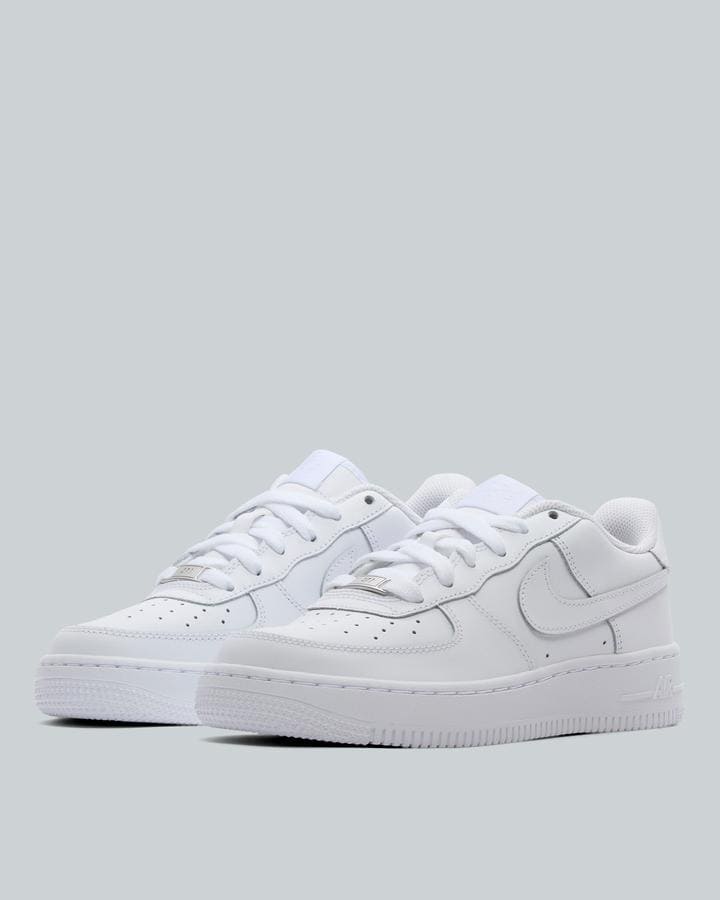 Nike Junior Air Force 1 Low Trainers - White (DH2920-111)