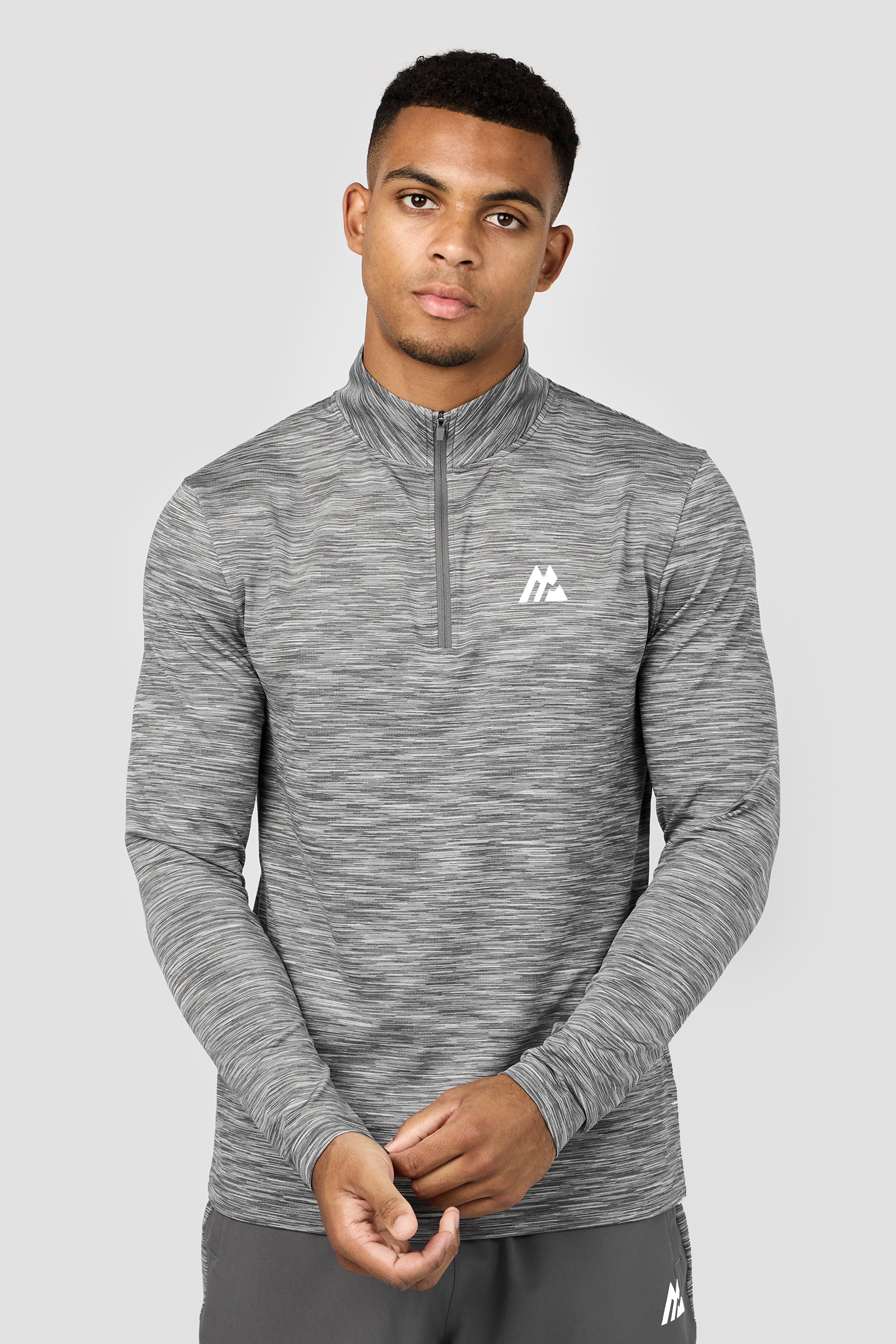 Montirex Trail 1/4 Zip Grey, Multi