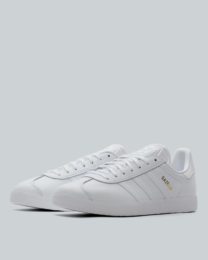 adidas Men's Gazelle Trainer - White/Gold Metallic/White