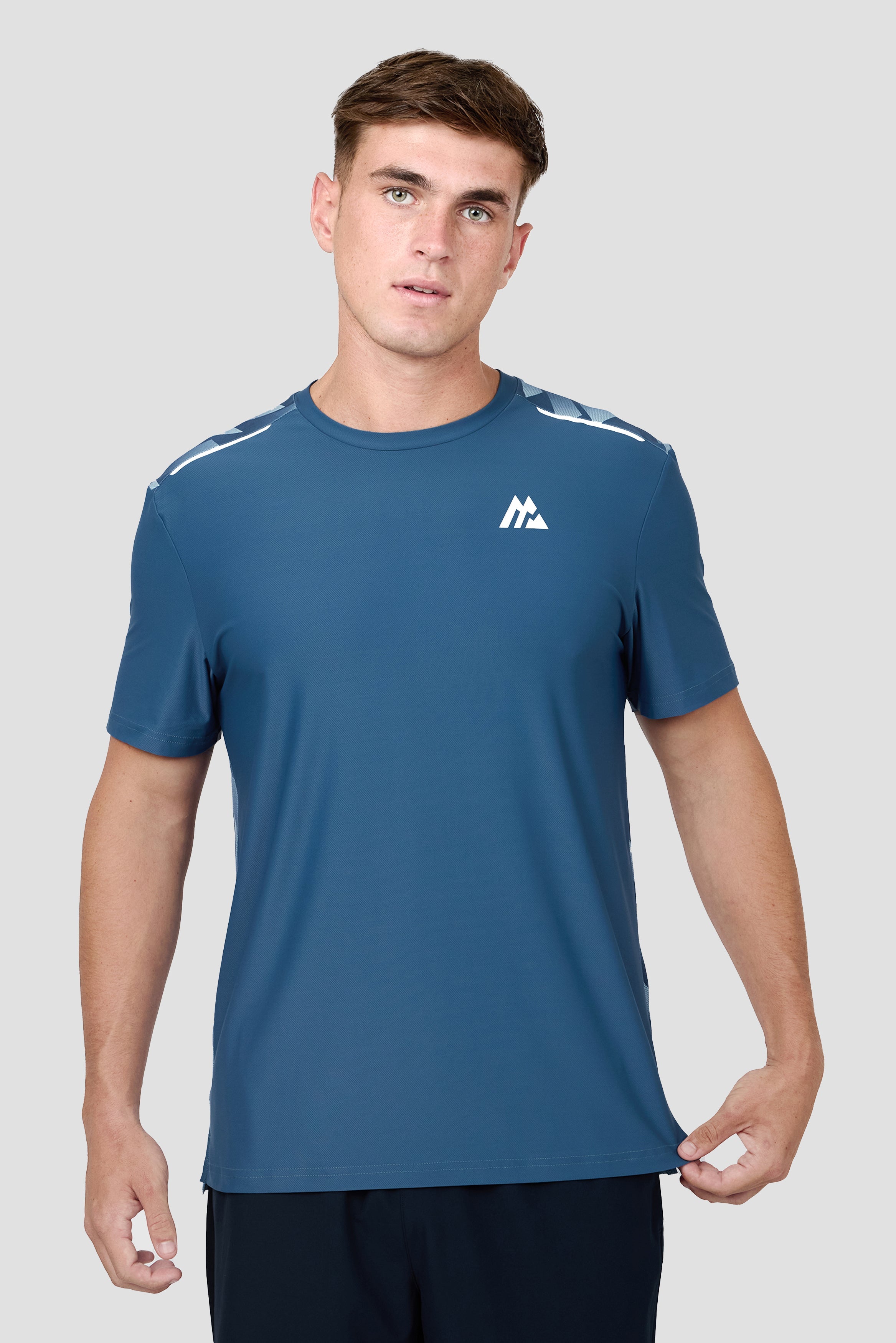 Montirex Charge Print T-Shirt – Blue, Blue