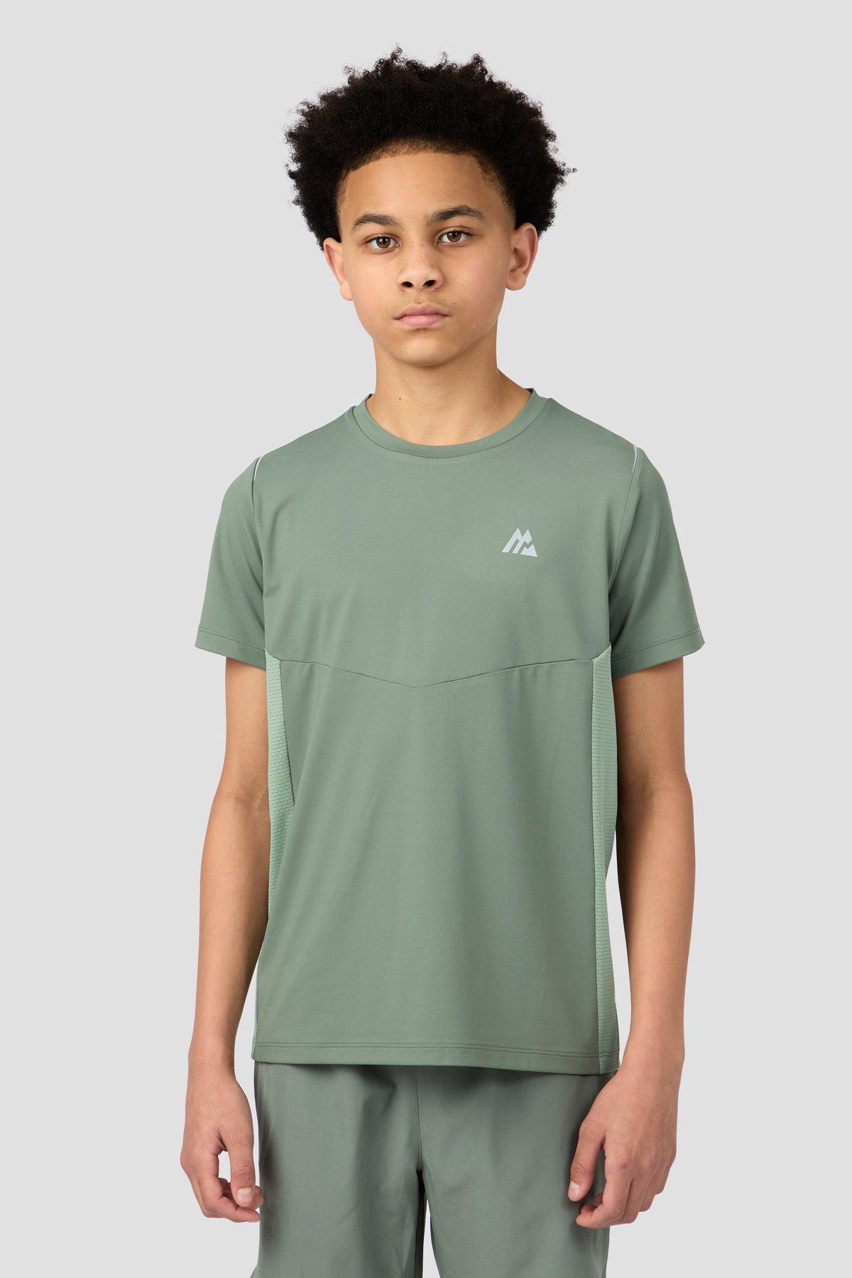 Montirex Junior Scope T-Shirt - Green Slate Ash Green