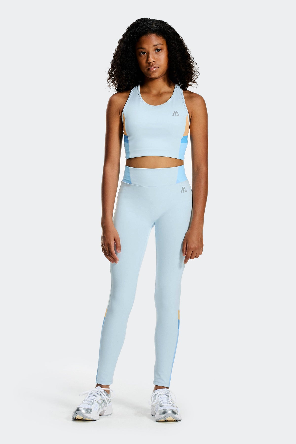 Montirex Girls' Lumina Legging - Misty Blue Seashell Blue Malibu Apricot Blush