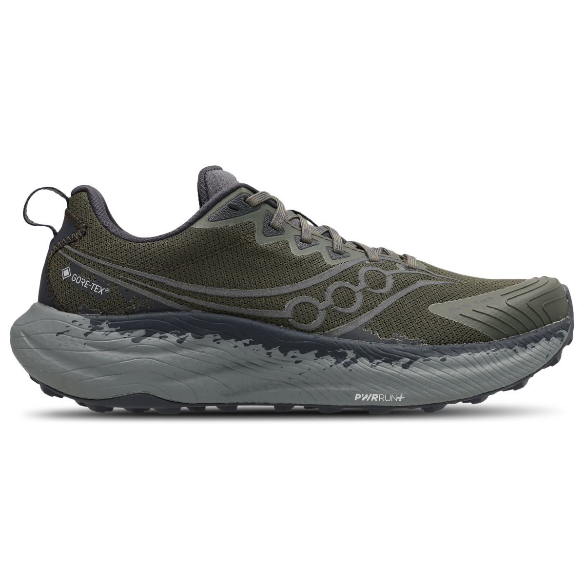 Saucony Ride TR3 GTX Men's Trainers - Olive/Grey
