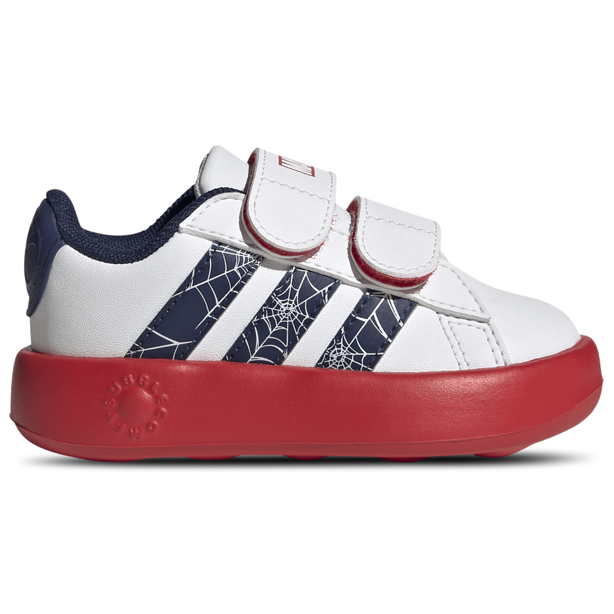 adidas Baby Marvel Spider-Man Grand Court Shoes - White