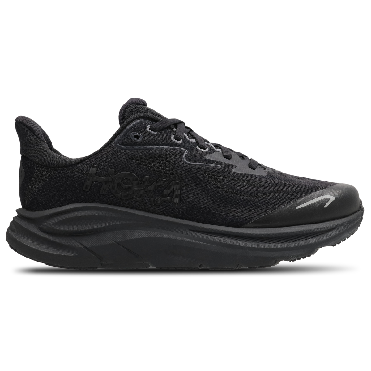 HOKA Junior Clifton 10 Running Shoes - Black (1168860-BBLC)