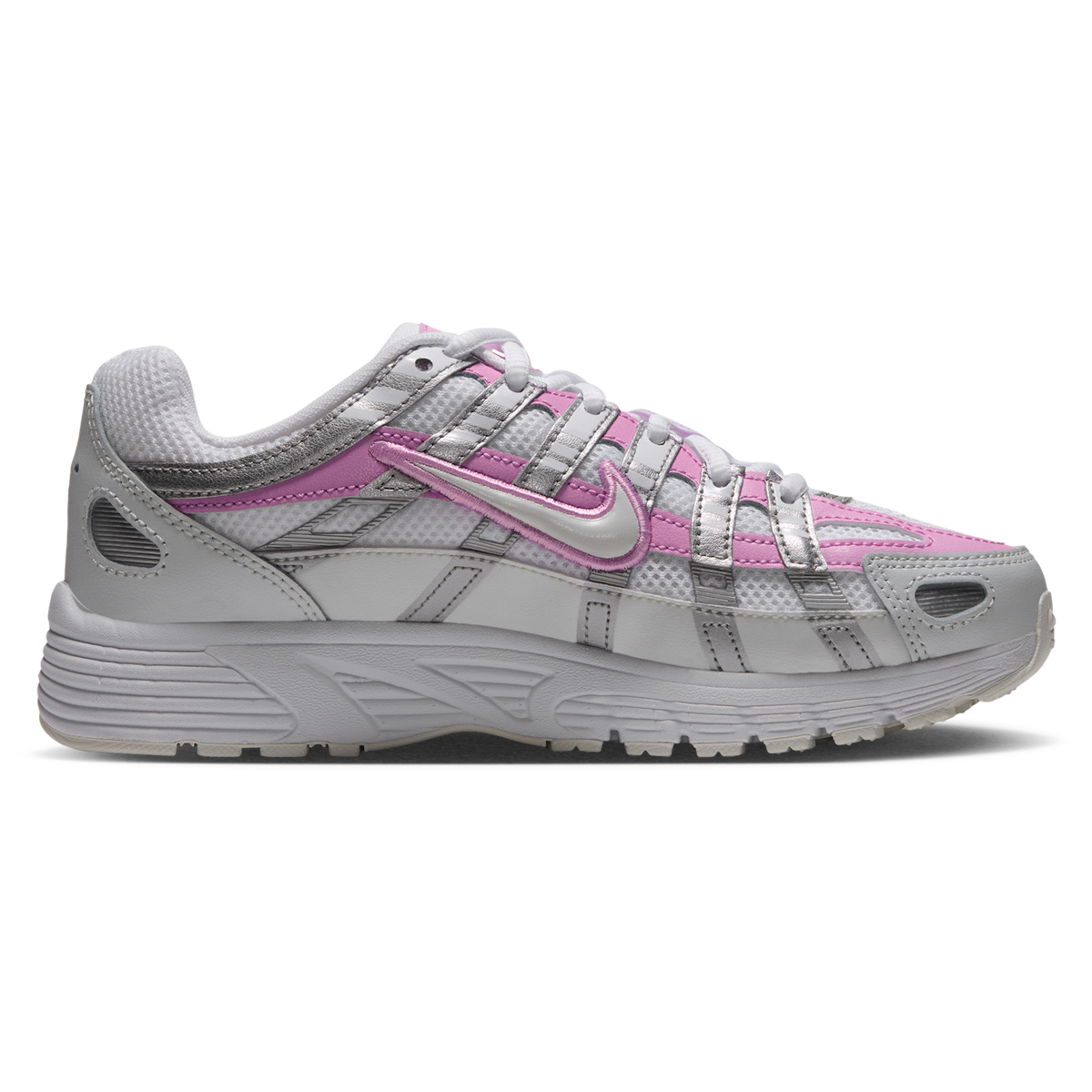 Nike Junior P-6000 Trainers - White Off White Pink Rise