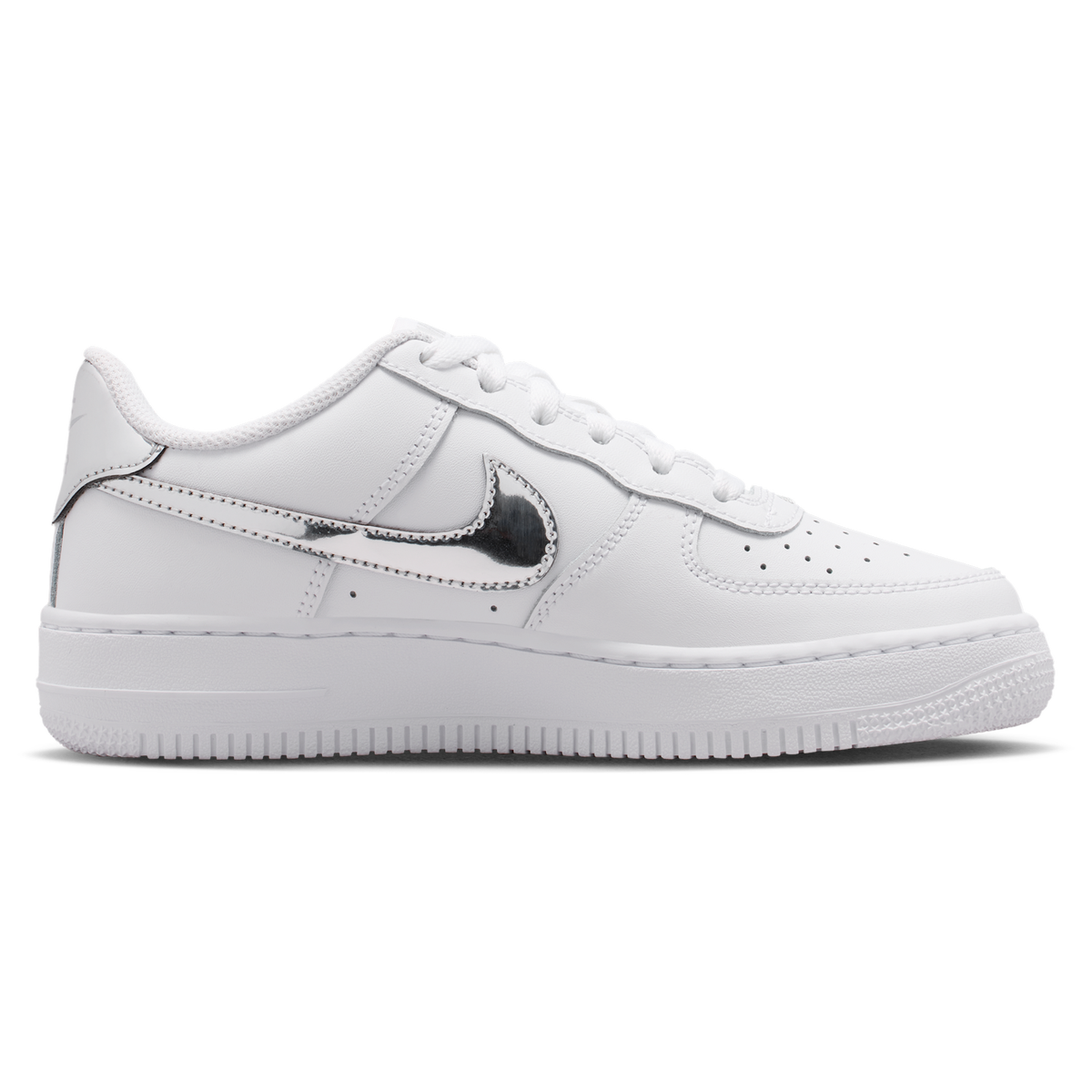 Nike Junior Air Force 1 Low Trainers - White (IQ7194-100)