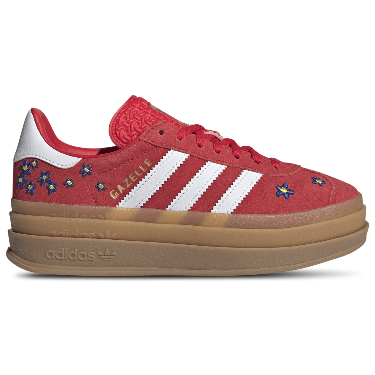 adidas Junior Gazelle Bold Trainers - Red