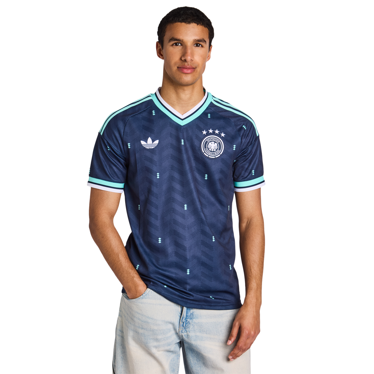 adidas Germany Men's T-Shirt - Blue