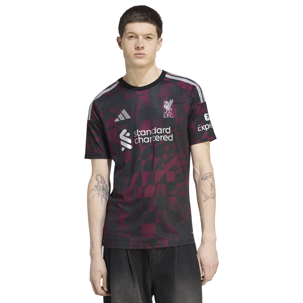 adidas Liverpool Fc Third 25-26 Men's T-Shirt - Black
