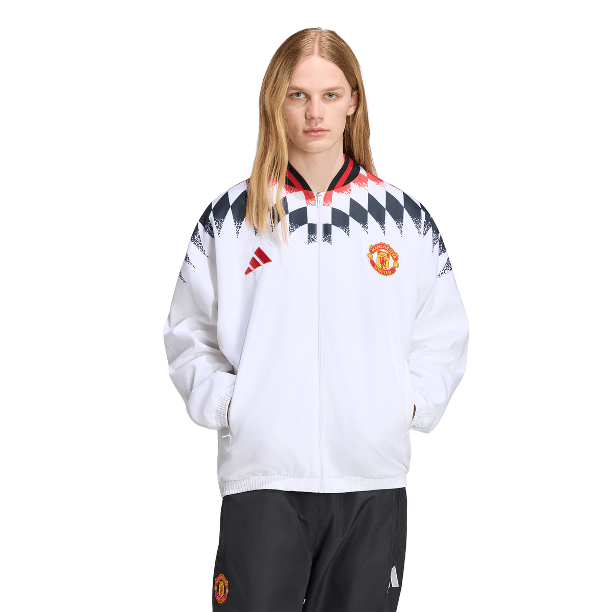adidas Manchester United Stadium Men's Track Top - White