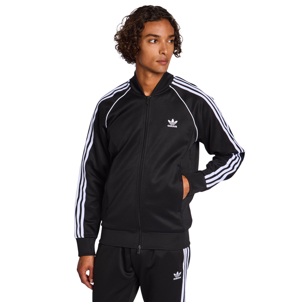 adidas Superstar Men's Track Top - Black (IM4545)