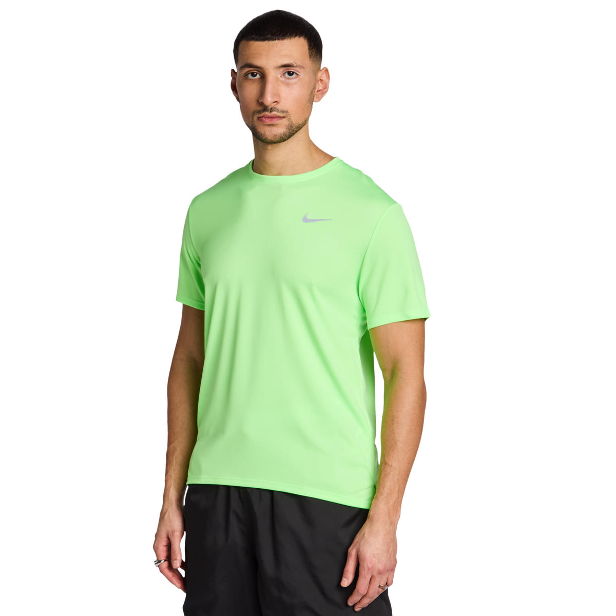 Nike Miler Dri-FIT UV Men's Short-Sleeve Running Top - Green