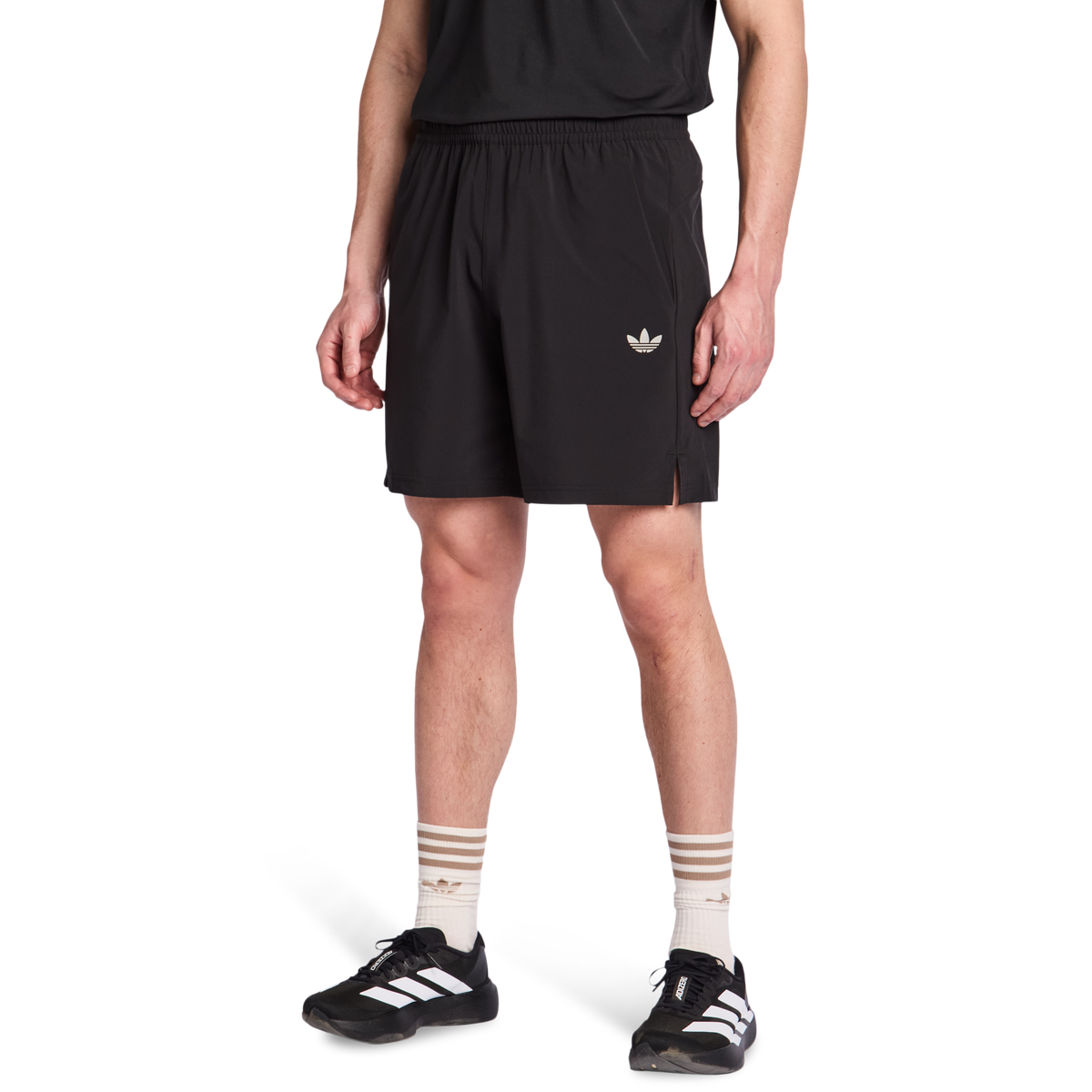 adidas Tech Trefoil Essentials Polyester Men's Shorts - Black