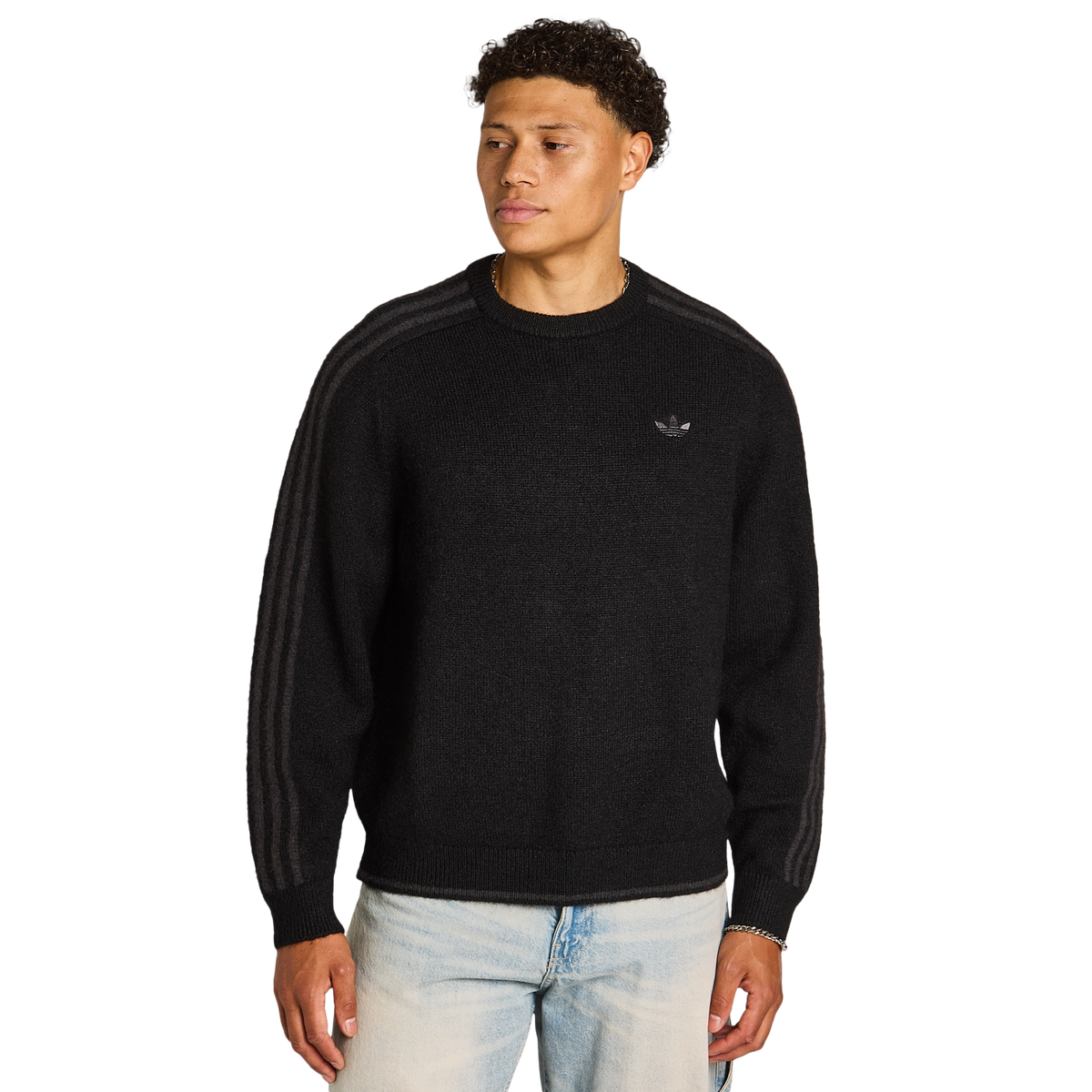 adidas Essential Knit Men's Sweatshirt - Black