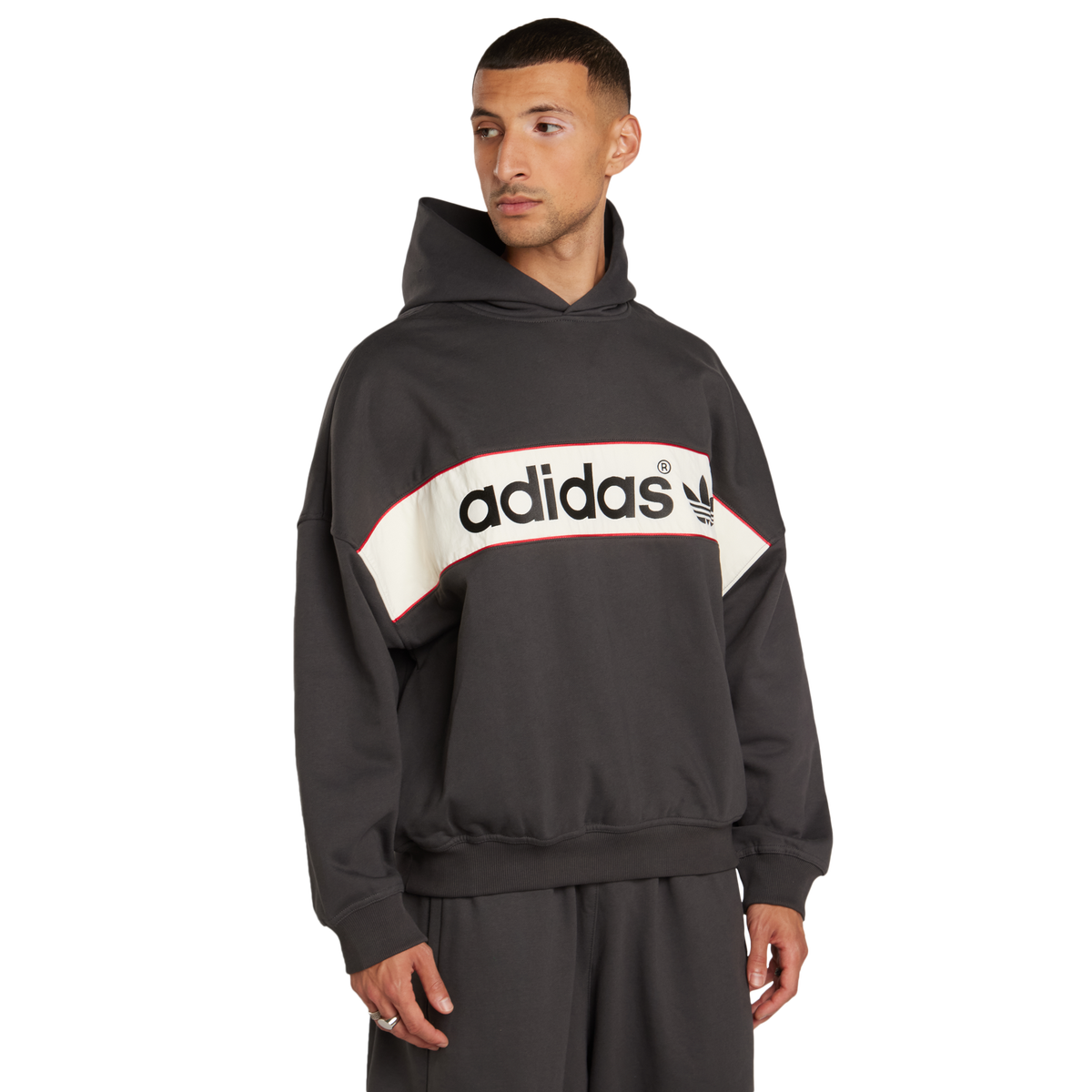 adidas Linear Signature Men's Hoodie - Black