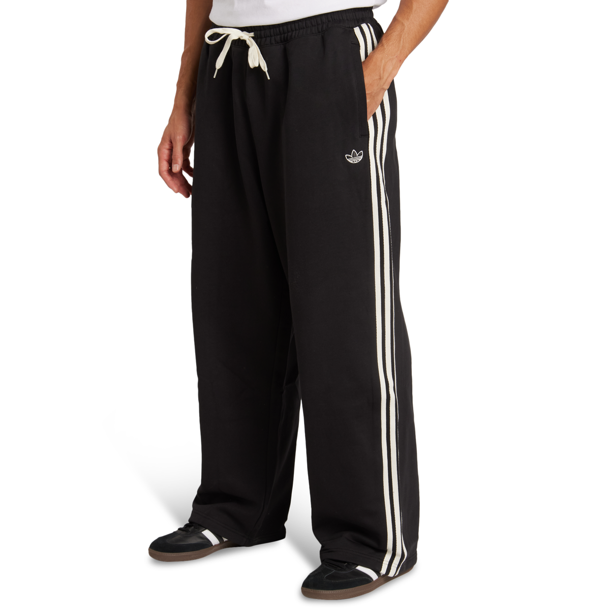 adidas 3 Stripe Signature Sweat Men's Trousers - Black