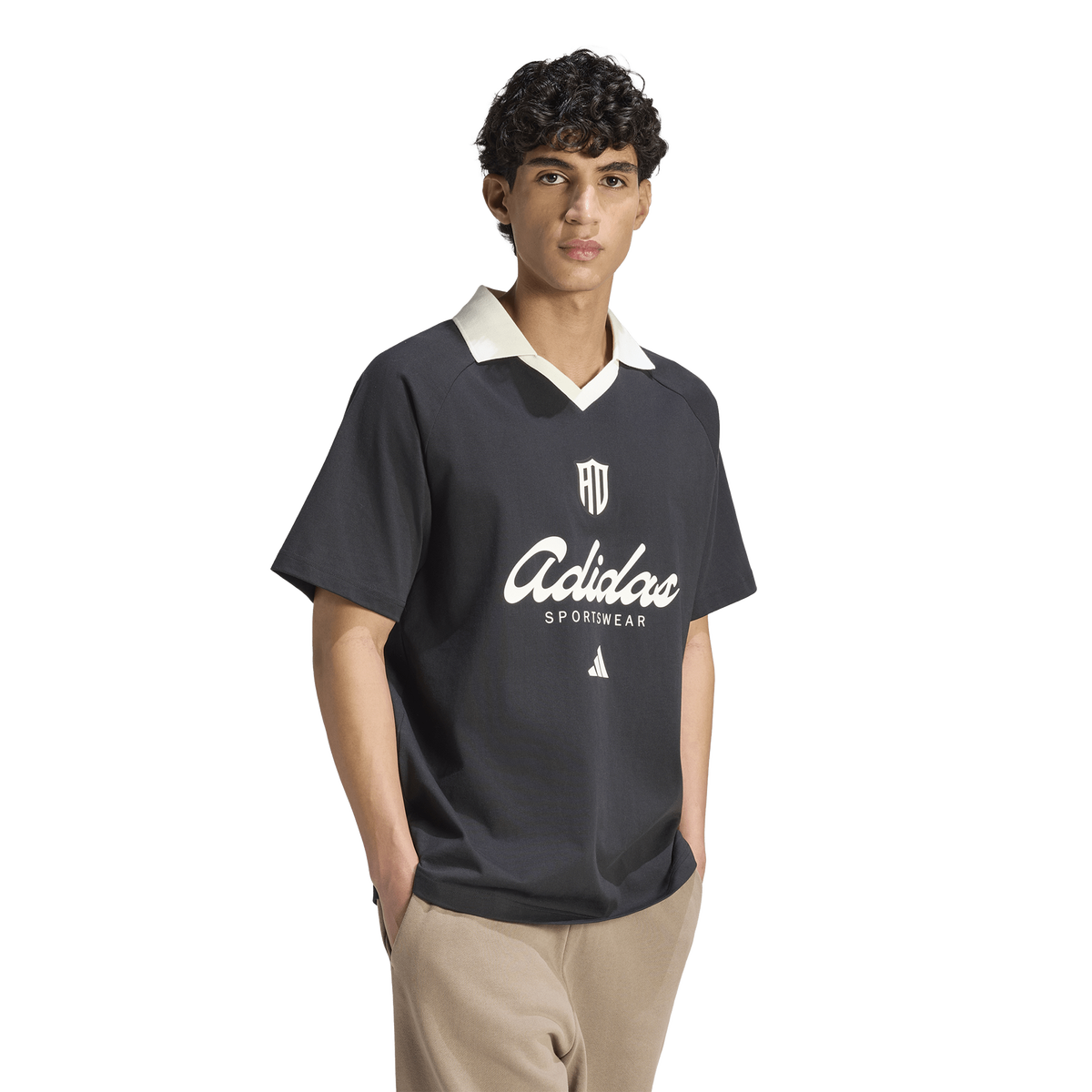 adidas Script Men's T-Shirt - Black