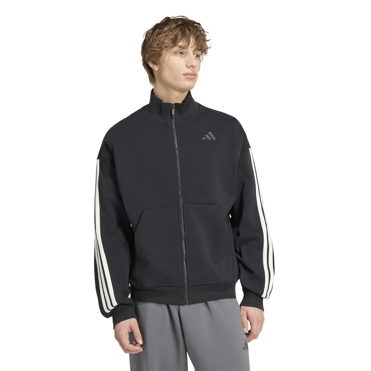 adidas Kit 3-stripes Men's Track Top - Black