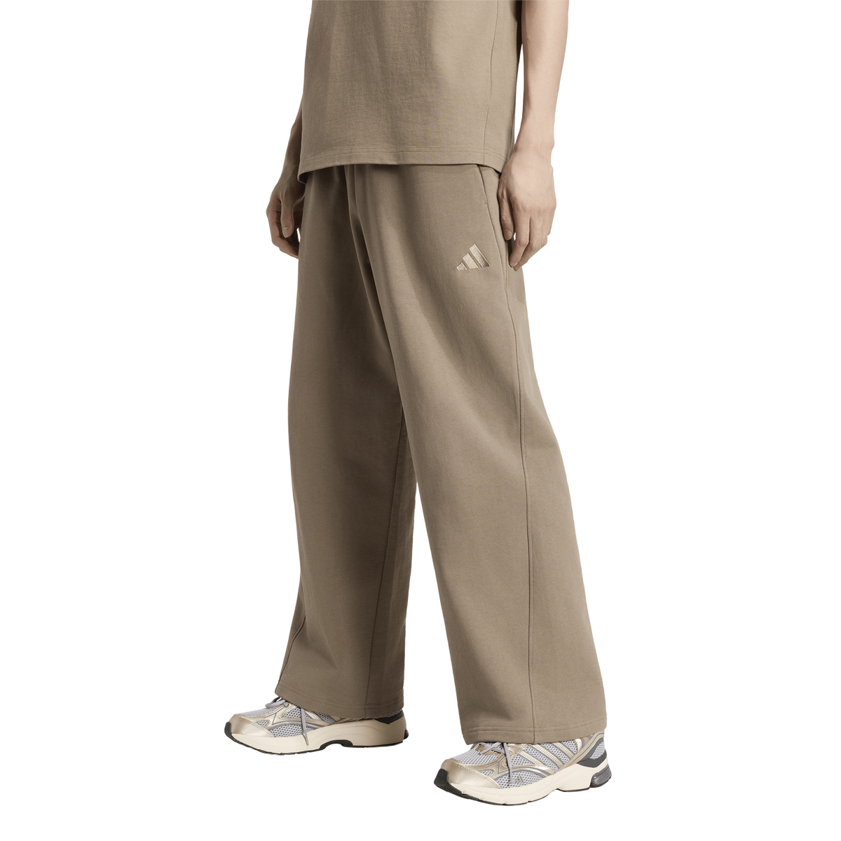 adidas Kit Small Logo Wide Men's Joggers - Beige