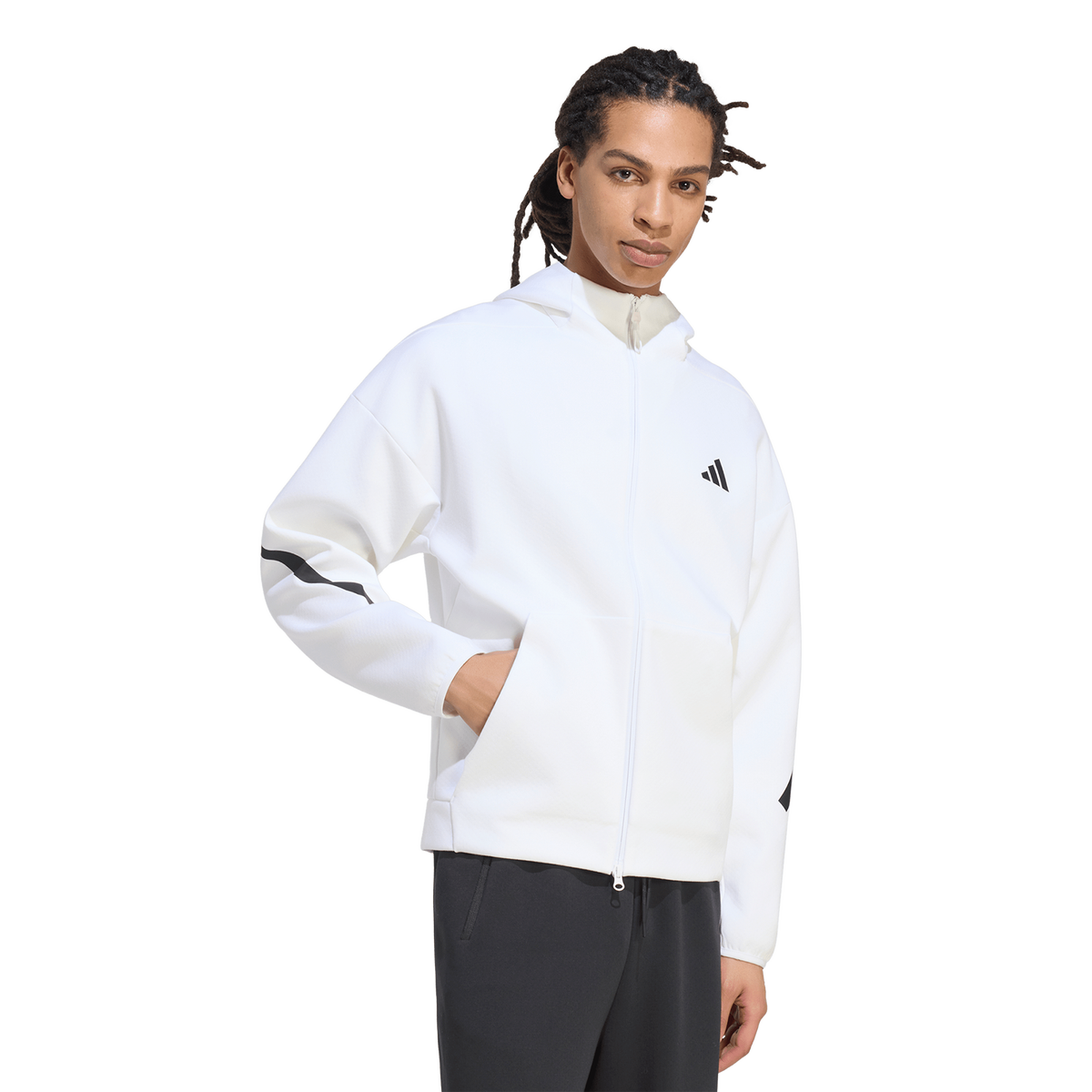 adidas Z.n.e. Full Zip Men's Track Top - White
