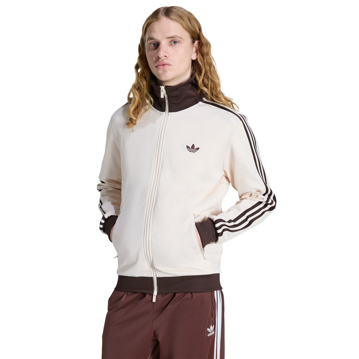 adidas Men's Beckenbauer Track Top - White (KQ9491)
