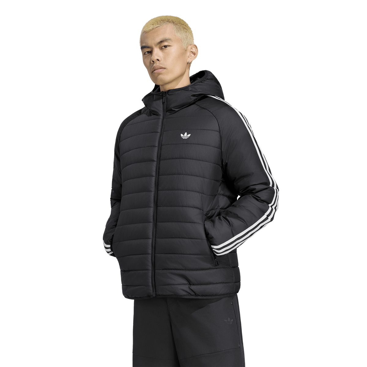 adidas 3 stripes Men's Jacket - Black