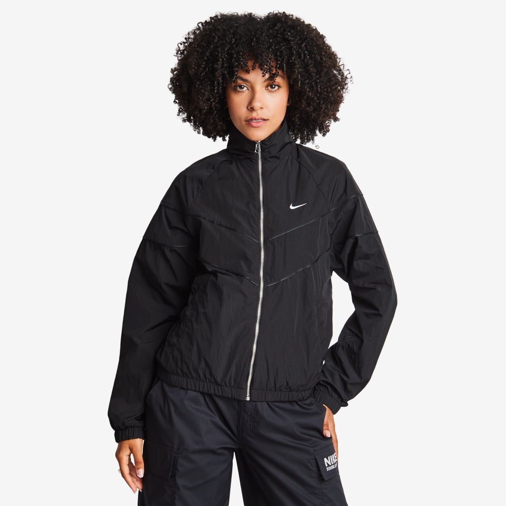 Nike Windrunner Loose UV Woven Full-Zip Women's Track Top - Black