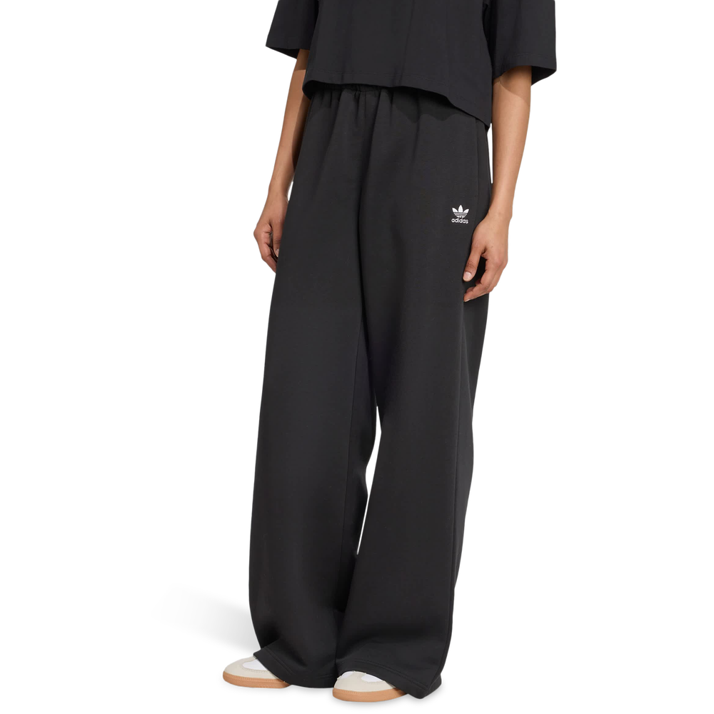 adidas Essentials Wide Leg Women's Trousers - Black