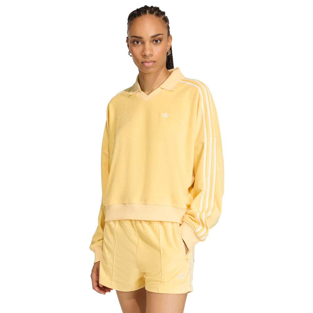 adidas Terry Women's Polo Shirt - Orange