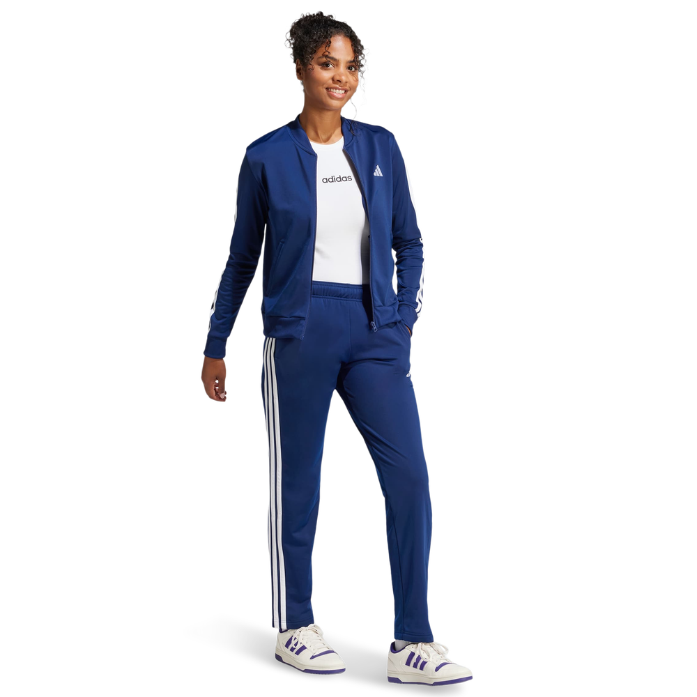 adidas Essentials 3Stripes Dayready Women's Tracksuit - Dark Blue