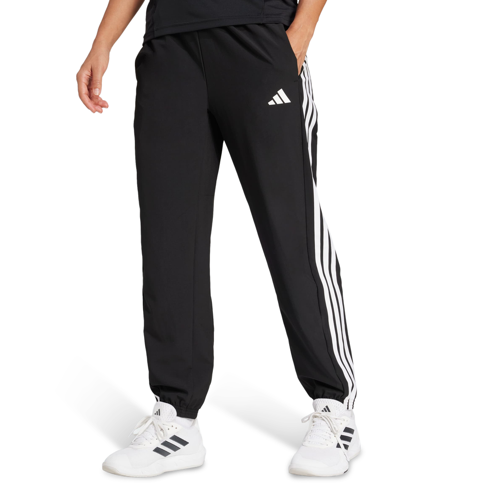 adidas Train Essentials 3-stripes Woven Women's Joggers - Black