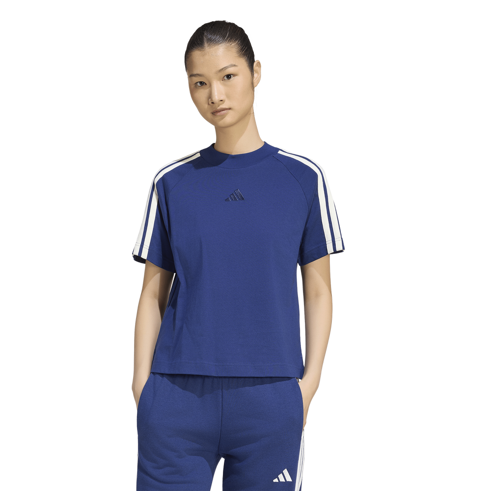 adidas Kit 3-stripes Women's T-Shirt - Blue