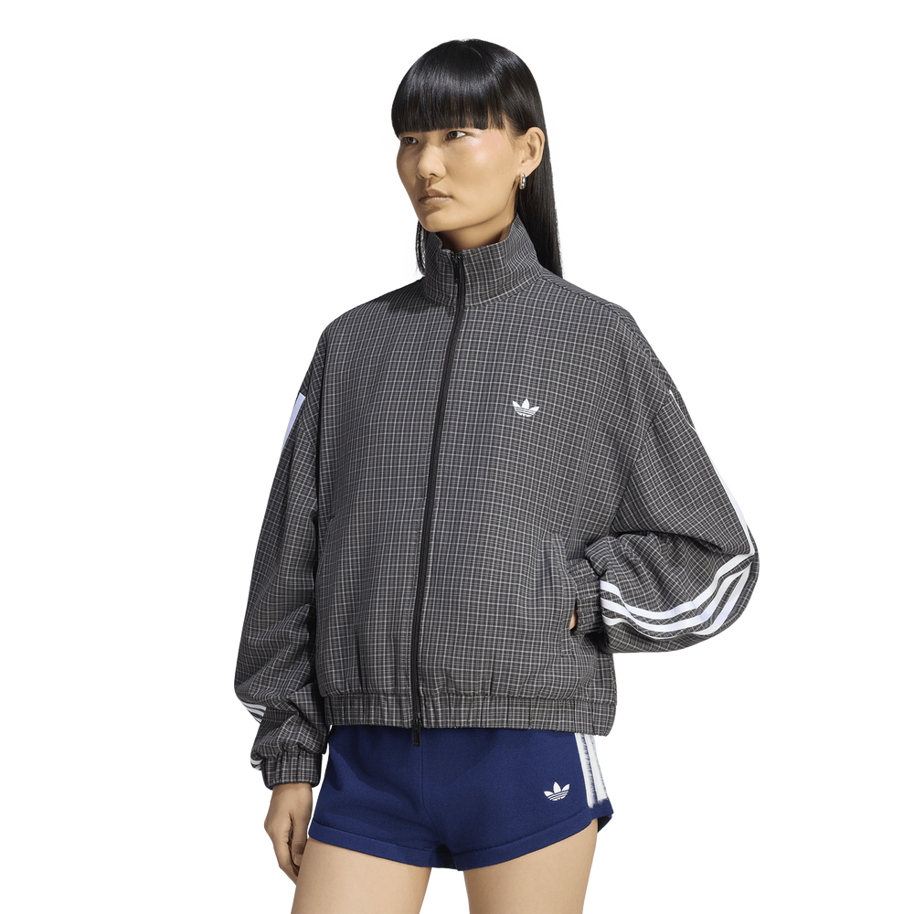 adidas Checks Women's Track Top - Black