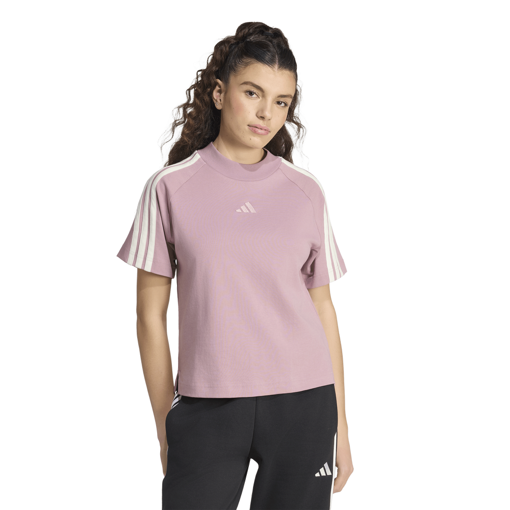 adidas Kit 3-stripes Women's T-Shirt - Purple