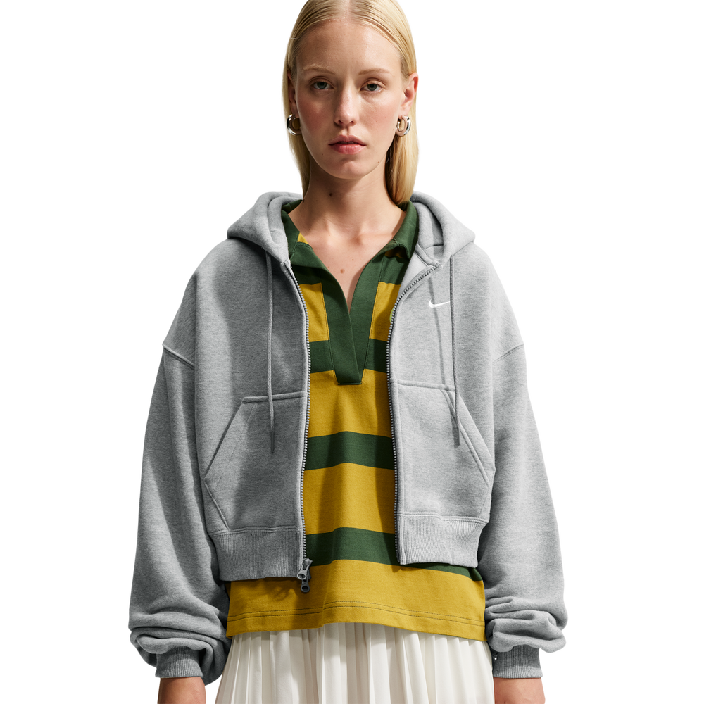 Nike Fleece Women's Hoodie - Grey (3)