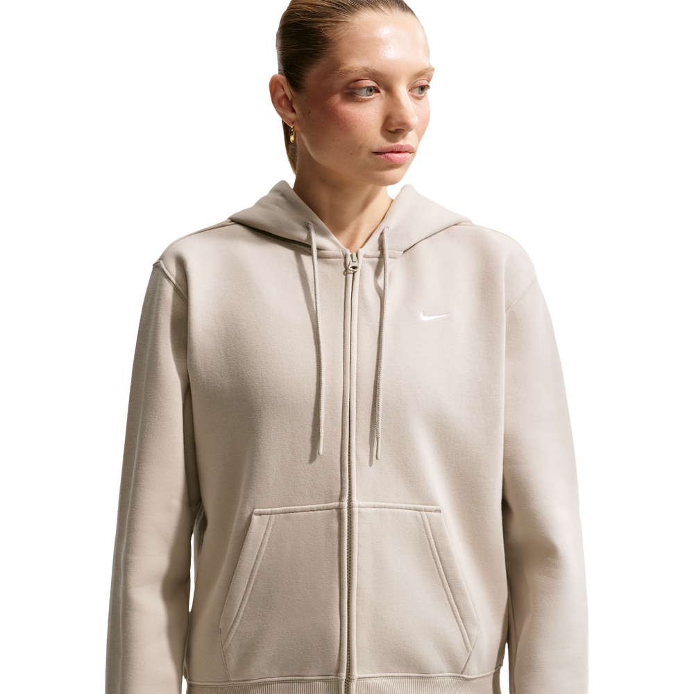Nike Studio Fleece Zip Women's Hoodie - White