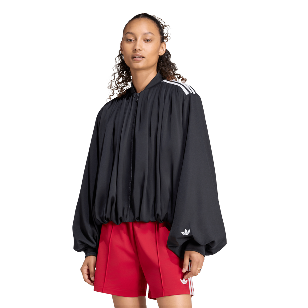 adidas Satin Pleated Track Women's Tracksuit - Black
