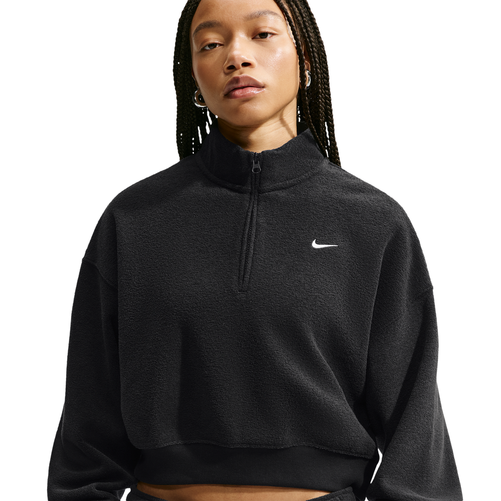 Nike Fleece Women's Track Top - Black