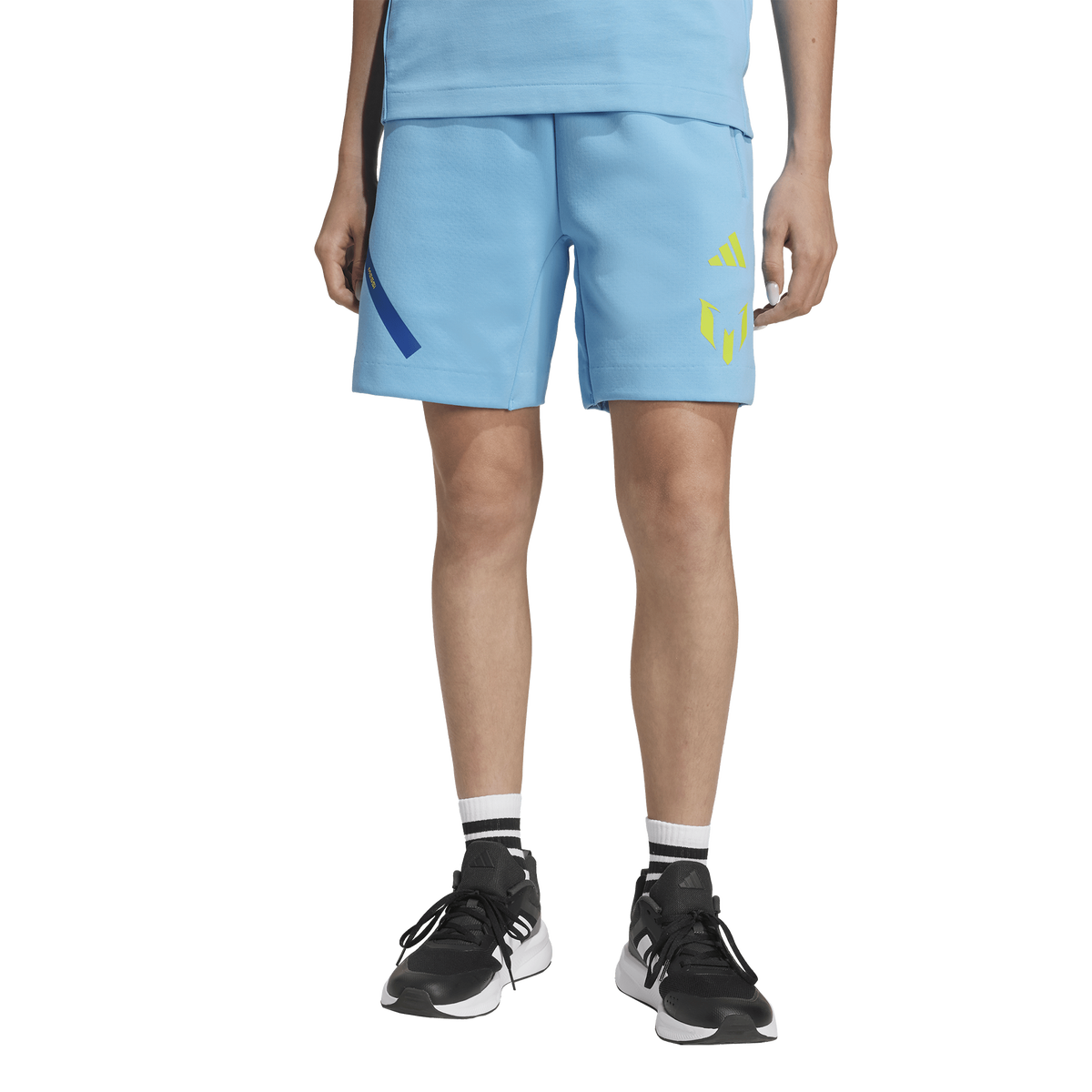 adidas Junior Messi Zne Shorts - Purple