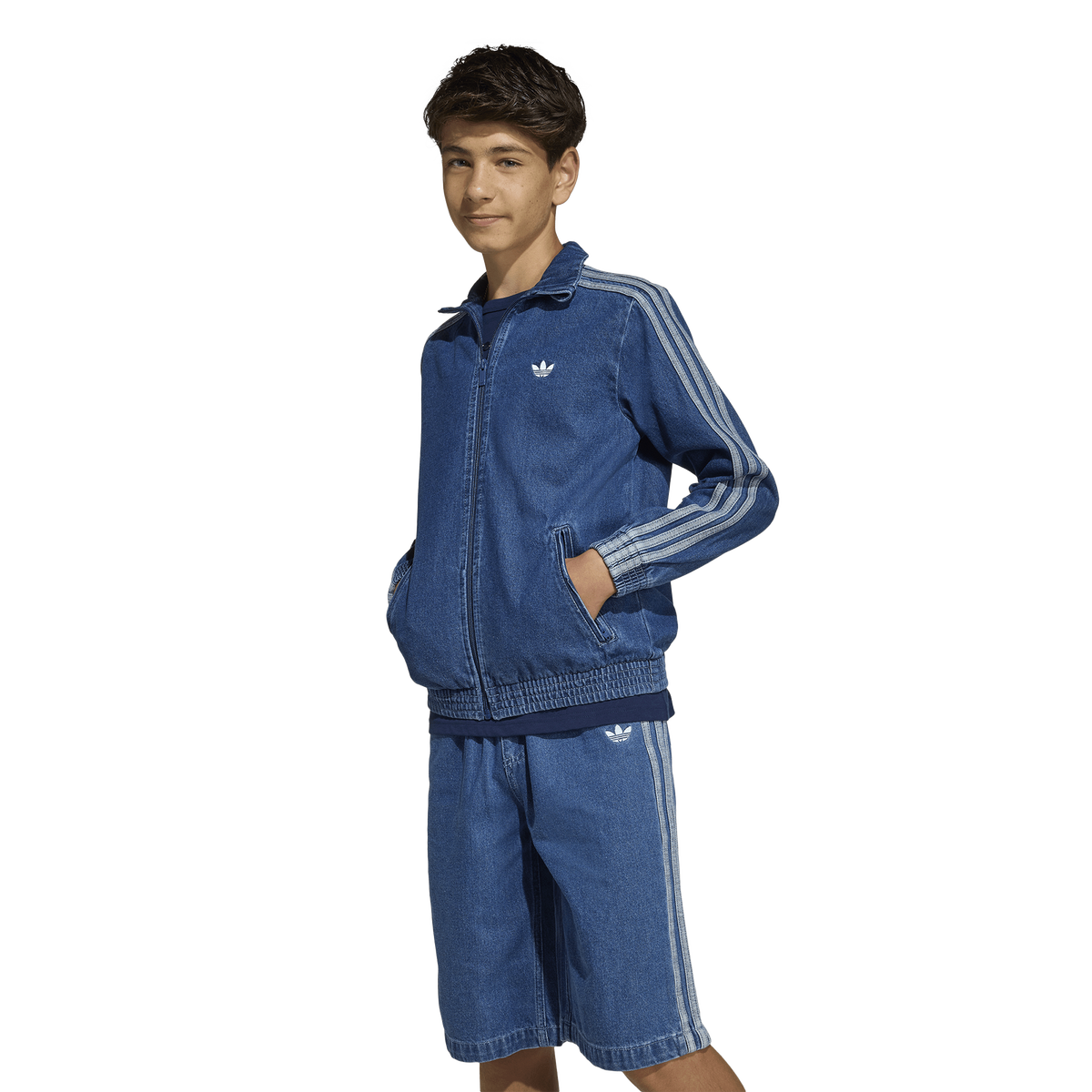 adidas Junior Firebird Jacket - Blue (KE2849)